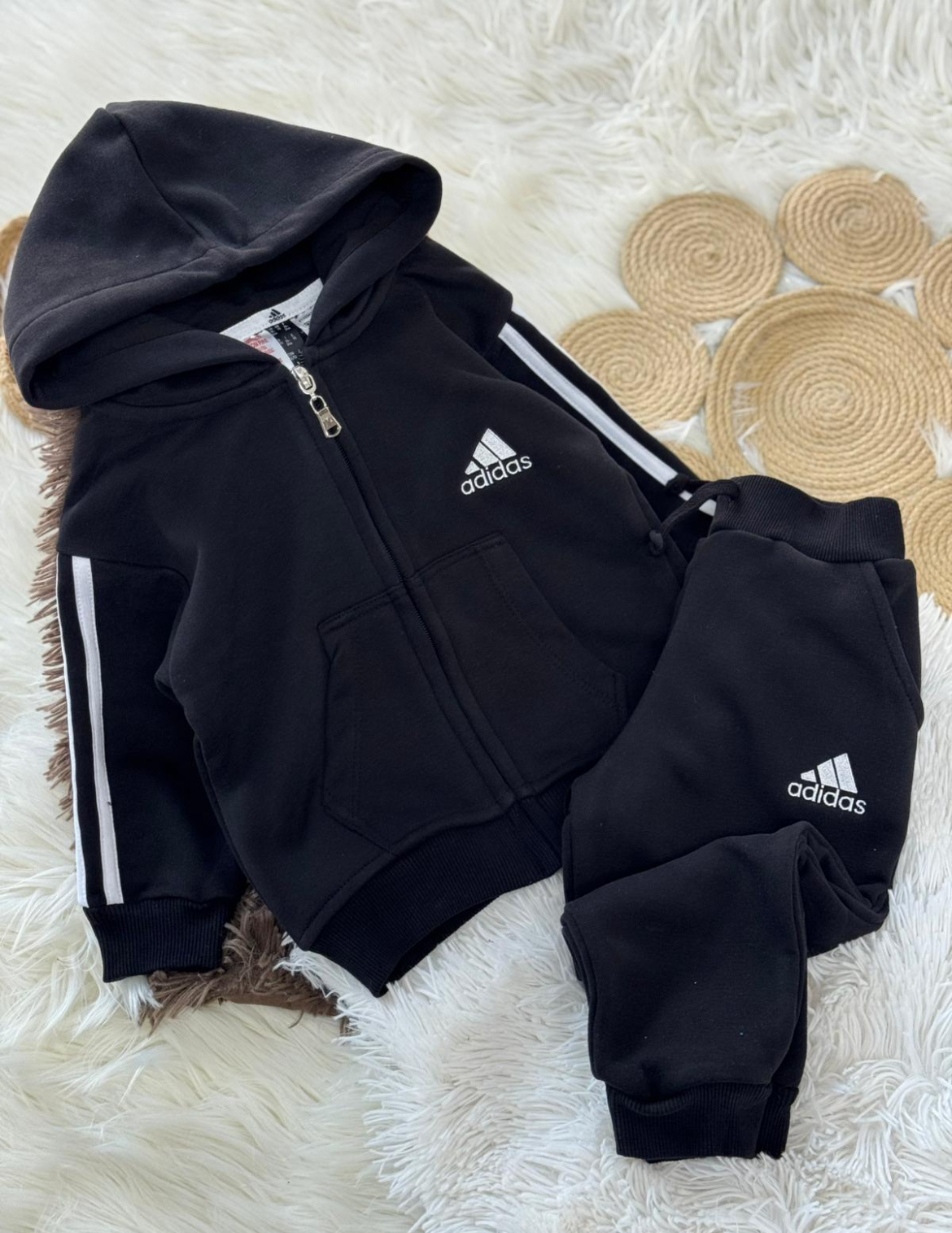 Hırkalı Siyah Takım Unisex - Görsel 3