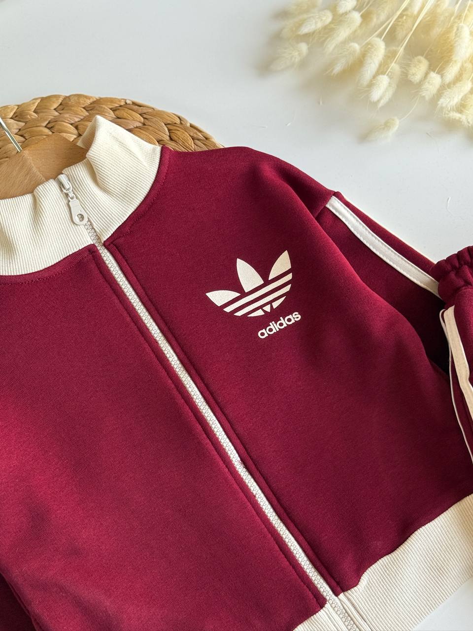 Ads Unisex Hırkalı Takım (Bordo) - Görsel 3