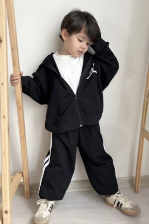 Kapüşonlu Hırkalı Unisex Takım (2-13 yaş)