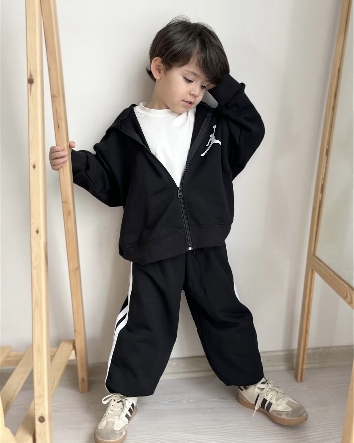 Kapüşonlu Hırkalı Unisex Takım (2-13 yaş)