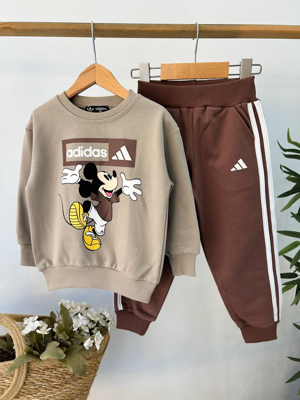 Yumuşacık Eşofman Takım (Kahverengi)