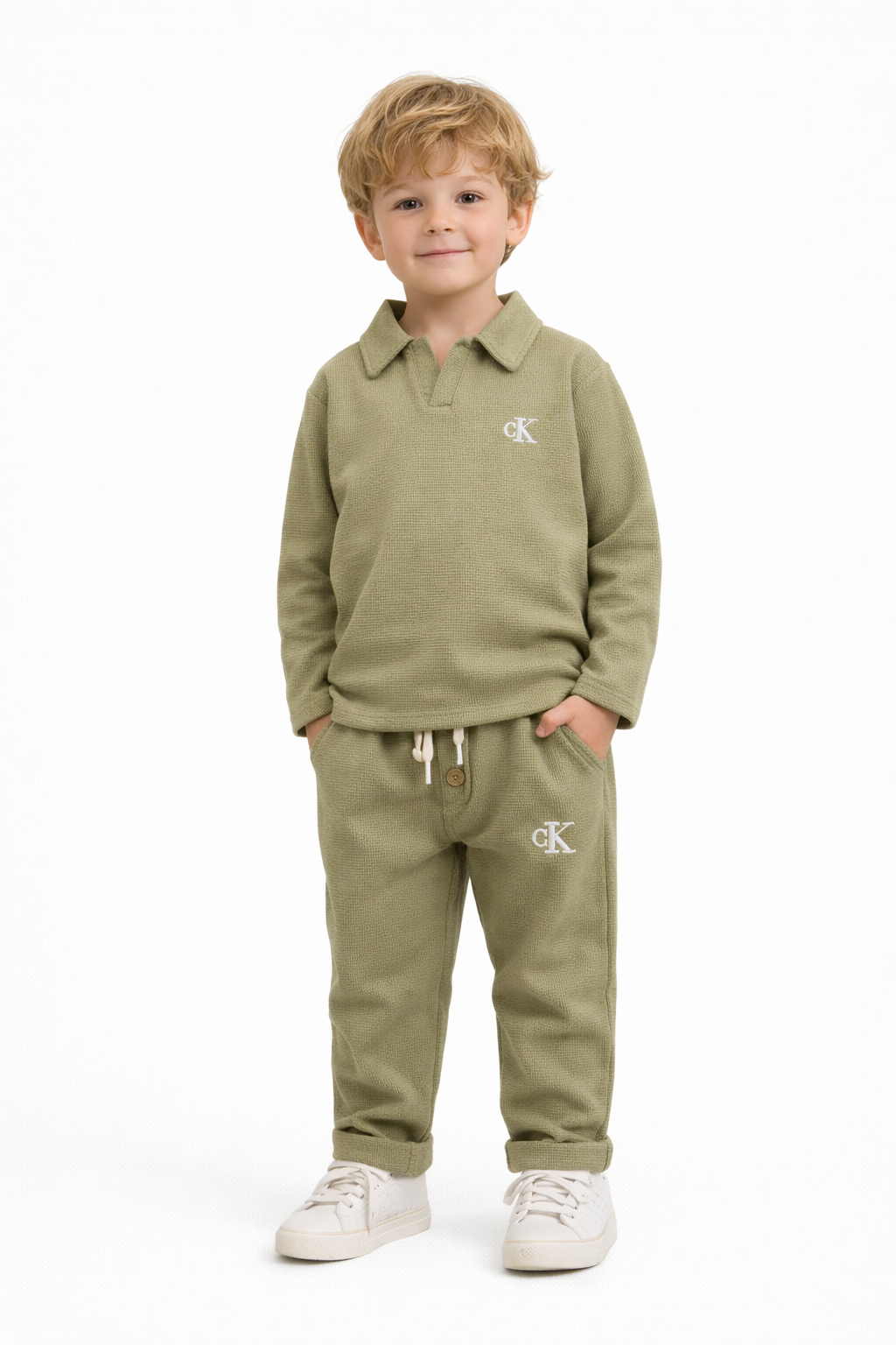 Gofre Dokulu Mevsimlik Takım (Yeşil) - Görsel 2