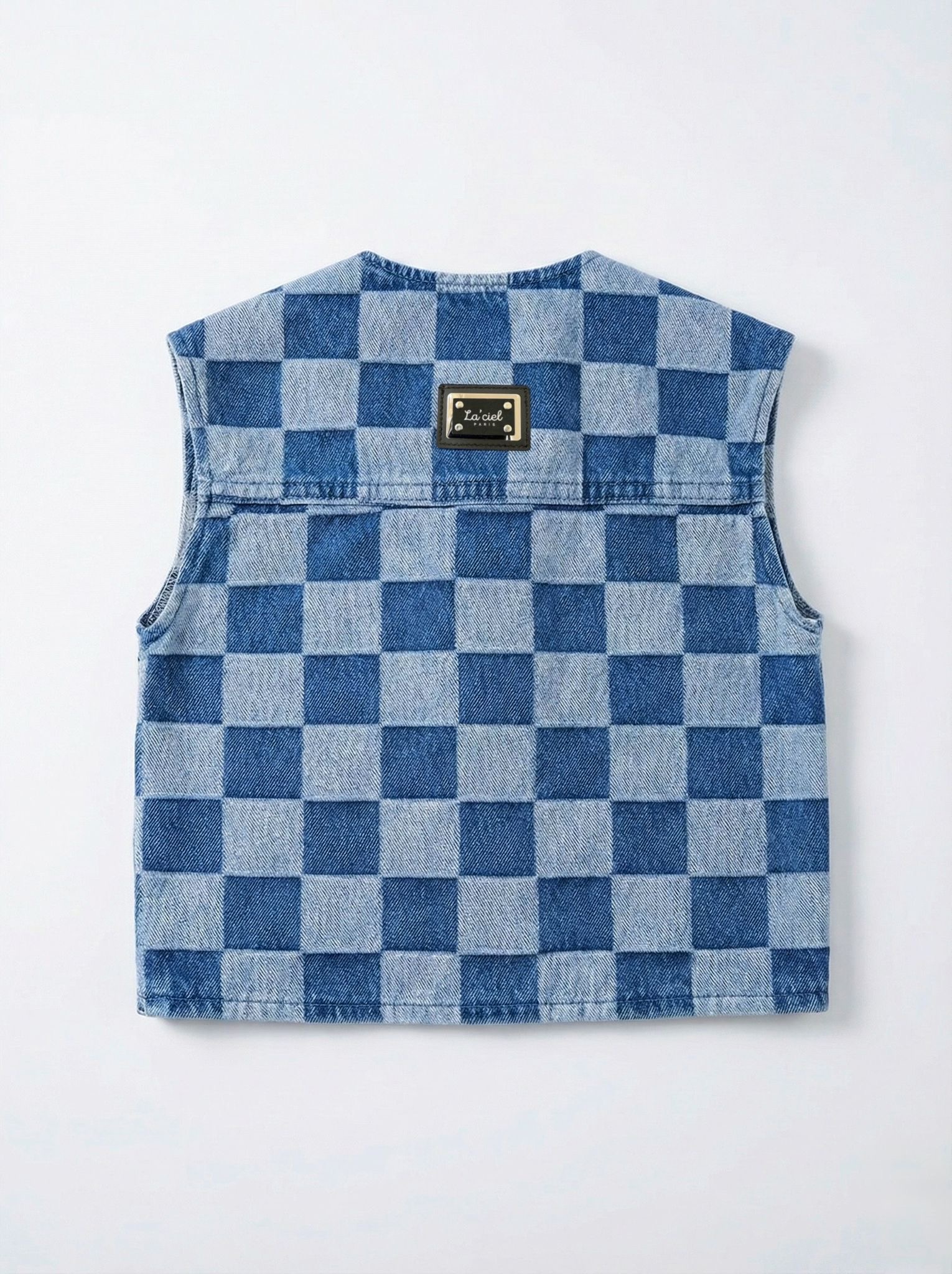 Damalı Kot Yelek - Görsel 2