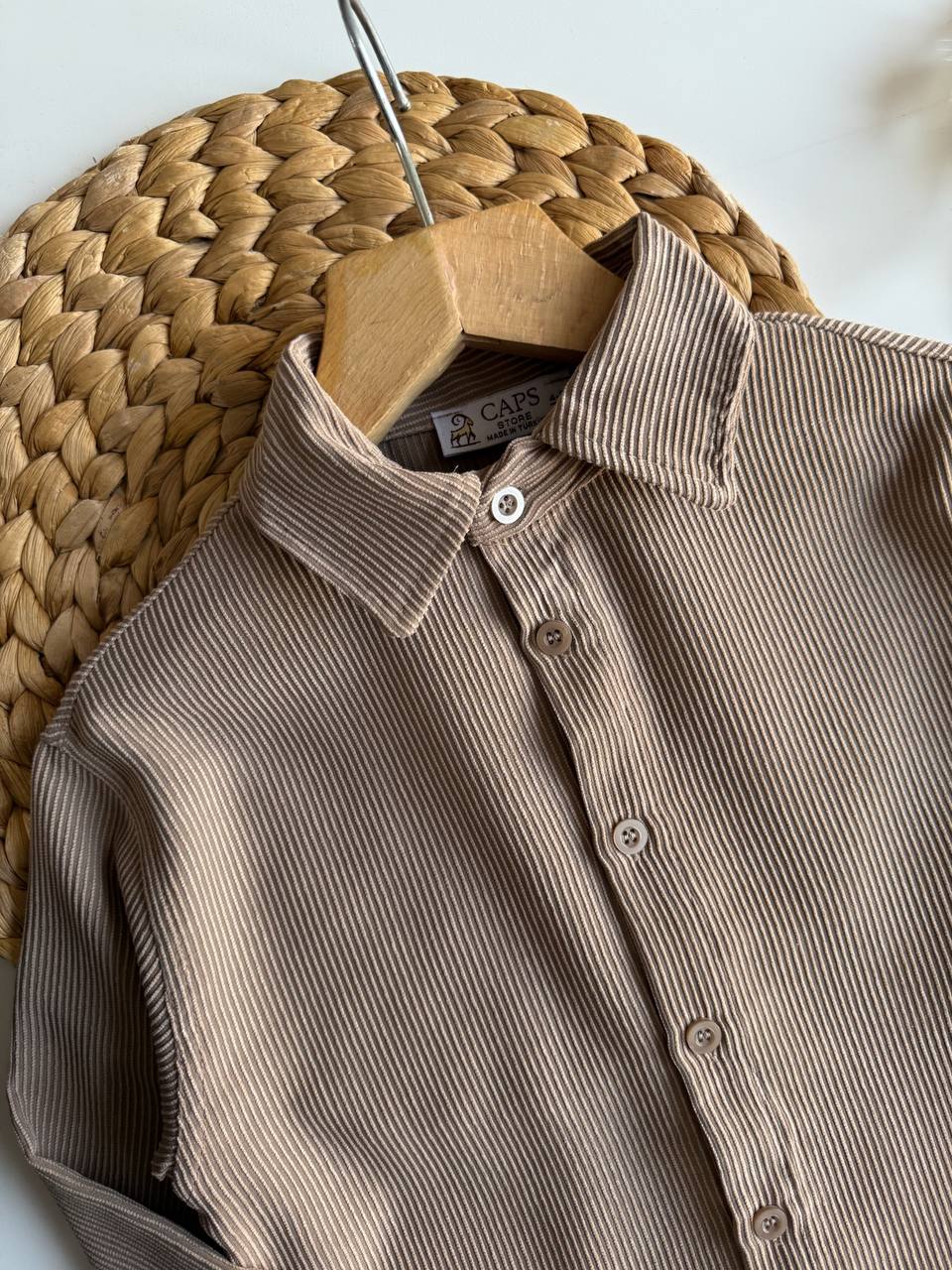 Erkek Çocuk Yumuşacık Kadife Takım (Kahve) - Görsel 3