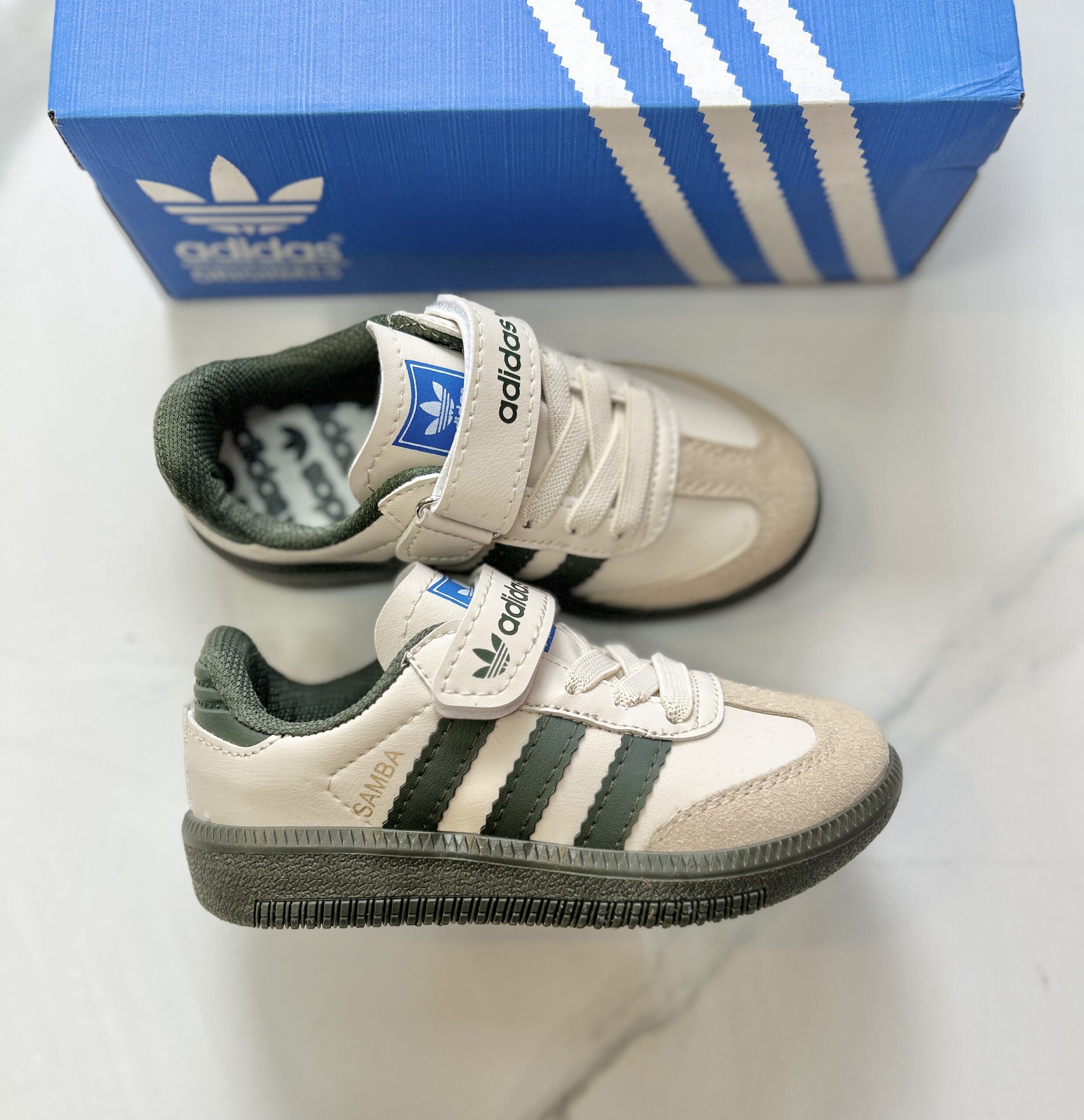 Smb Cırtlı Spor Ayakkabı (Haki-Krem)