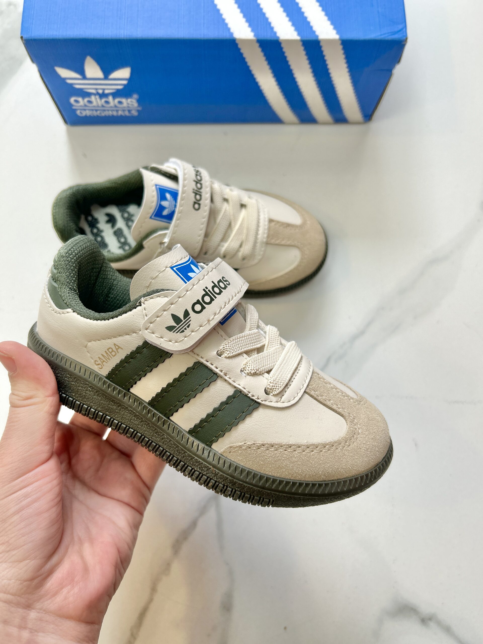 Smb Cırtlı Spor Ayakkabı (Haki-Krem) - Görsel 2