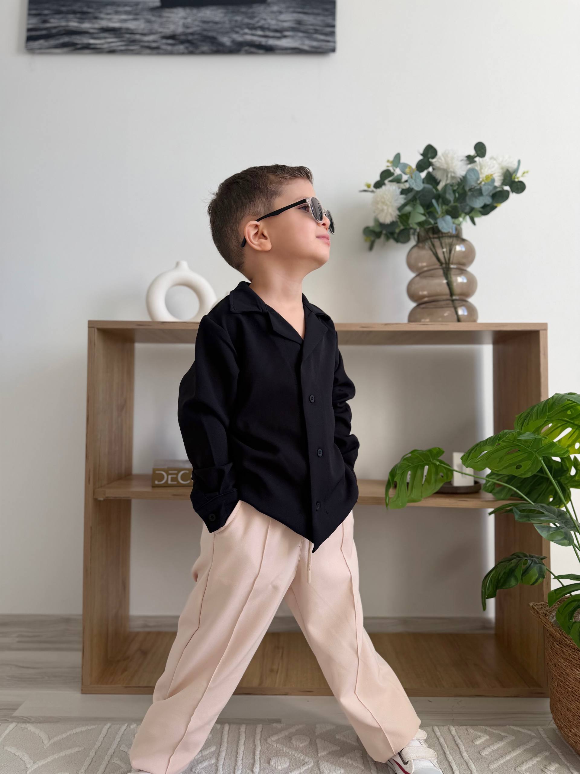 Retro Cool Takım (Siyah) - Görsel 3