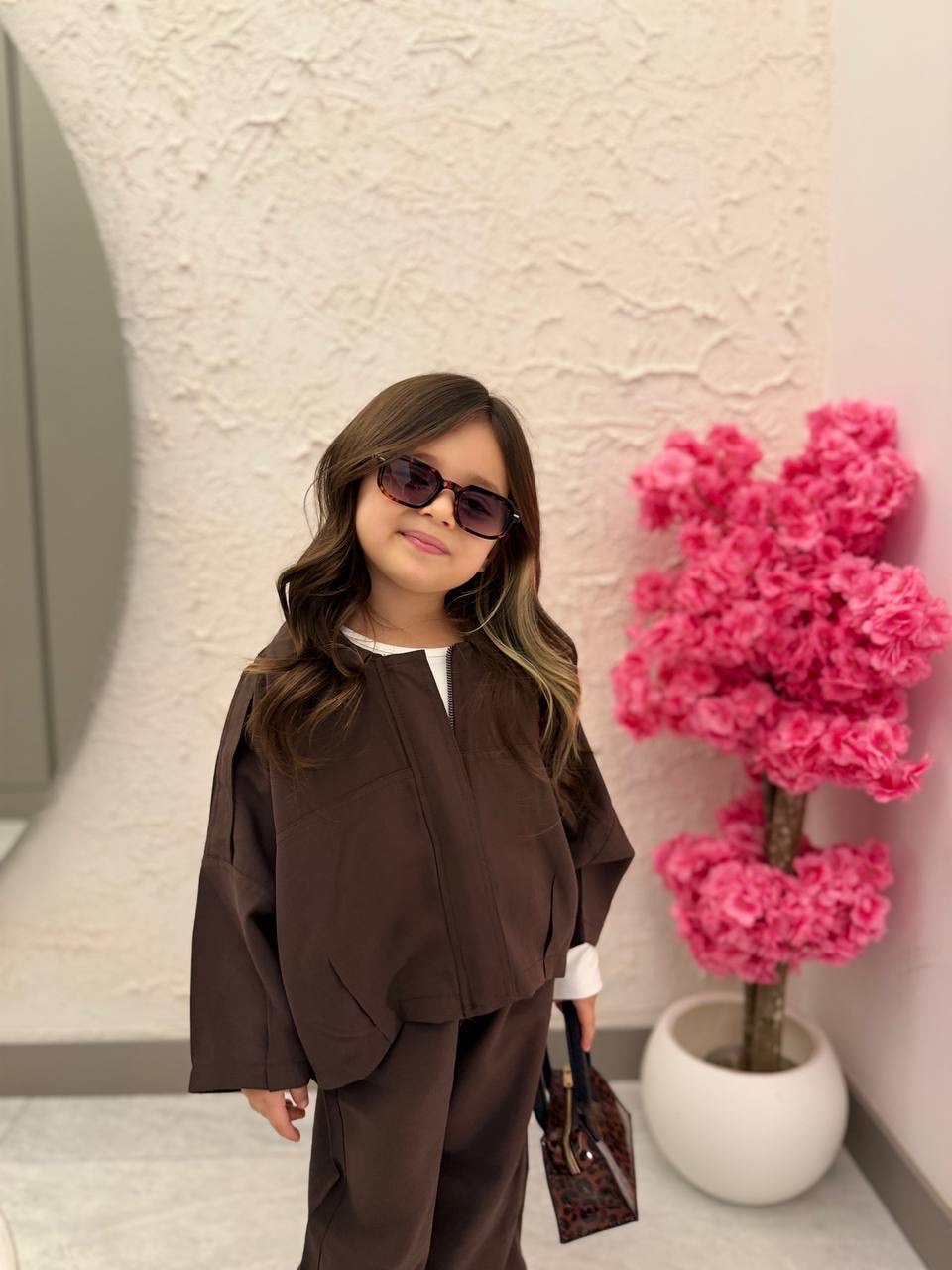 Premium Kalite Modal Kumaş Ceketli Takım(Acı Kahve) - Görsel 4