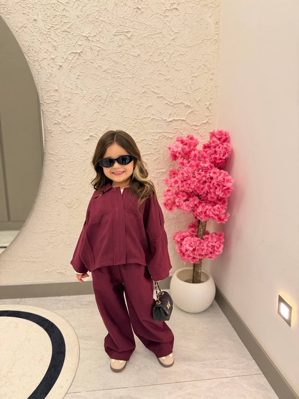 Premium Kalite Modal Kumaş Ceketli Takım(Bordo) - Görsel 4