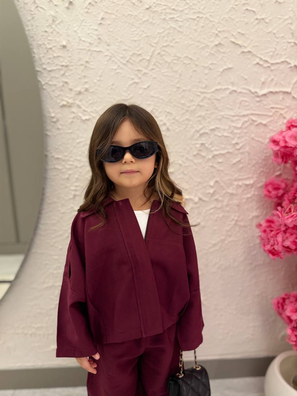 Premium Kalite Modal Kumaş Ceketli Takım(Bordo) - Görsel 3