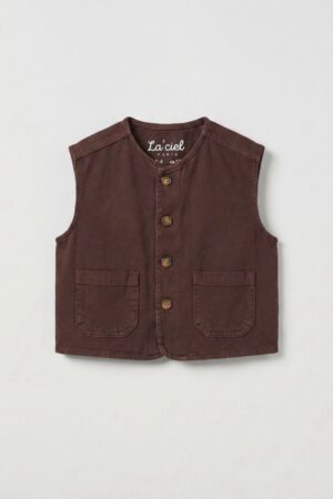 Alternative view of La’ciel Brown Yelekli Kot Takım