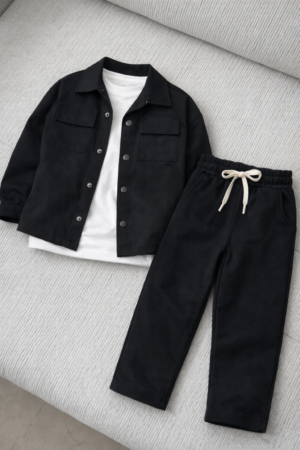 Alternative view of Comfort Jogger Ceketli 3’lü Takım (Siyah)