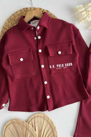 Alternative view of Ceketli 3’lü Takım (Bordo)