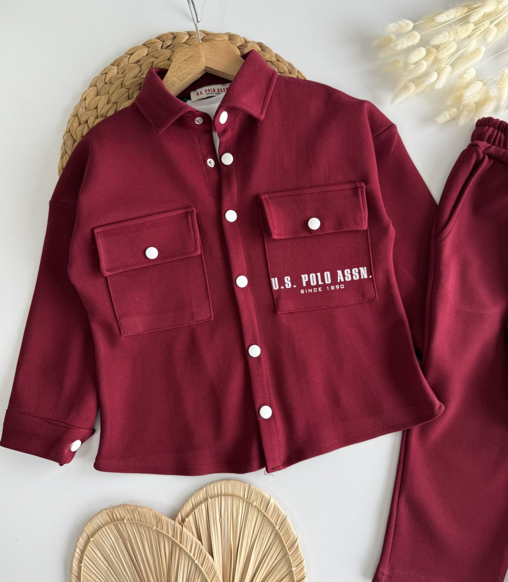 Ceketli 3’lü Takım (Bordo) - Görsel 2