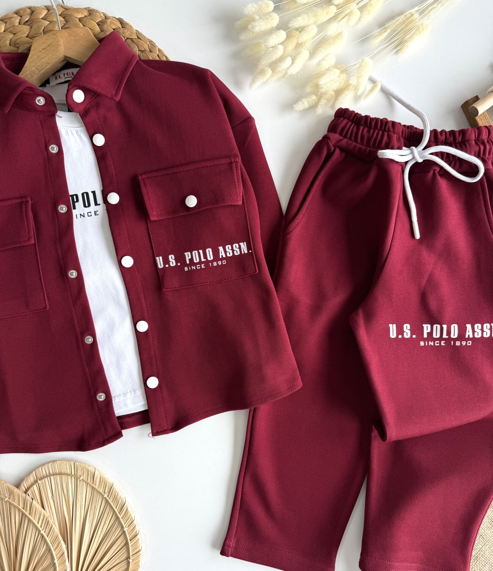 Ceketli 3’lü Takım (Bordo) - Görsel 3