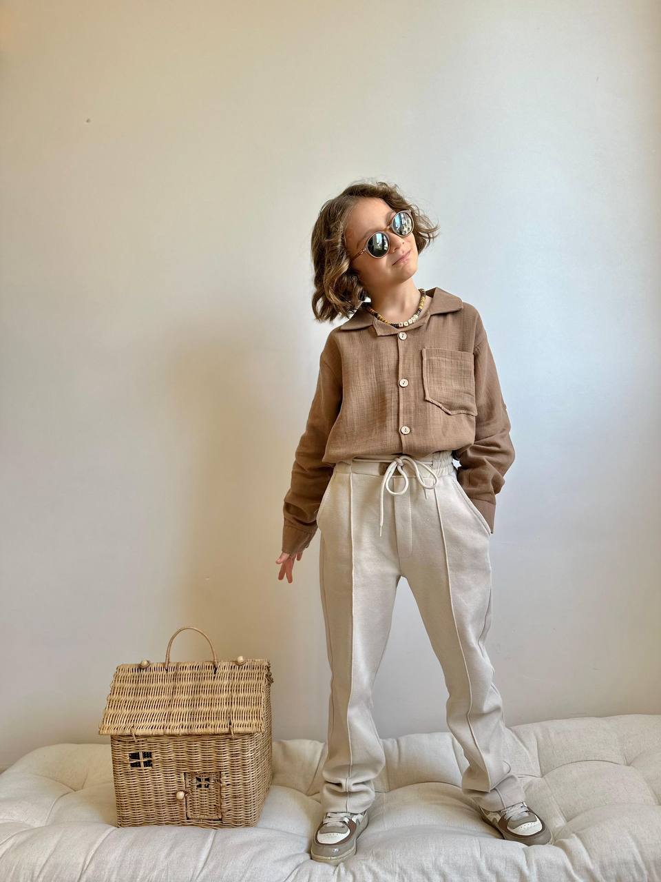 Gömlekli Erkek Çocuk Takım