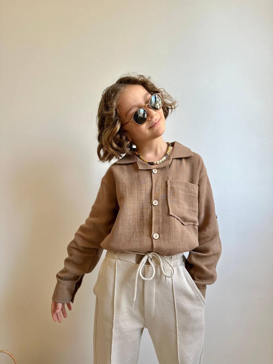 Gömlekli Erkek Çocuk Takım - Görsel 3