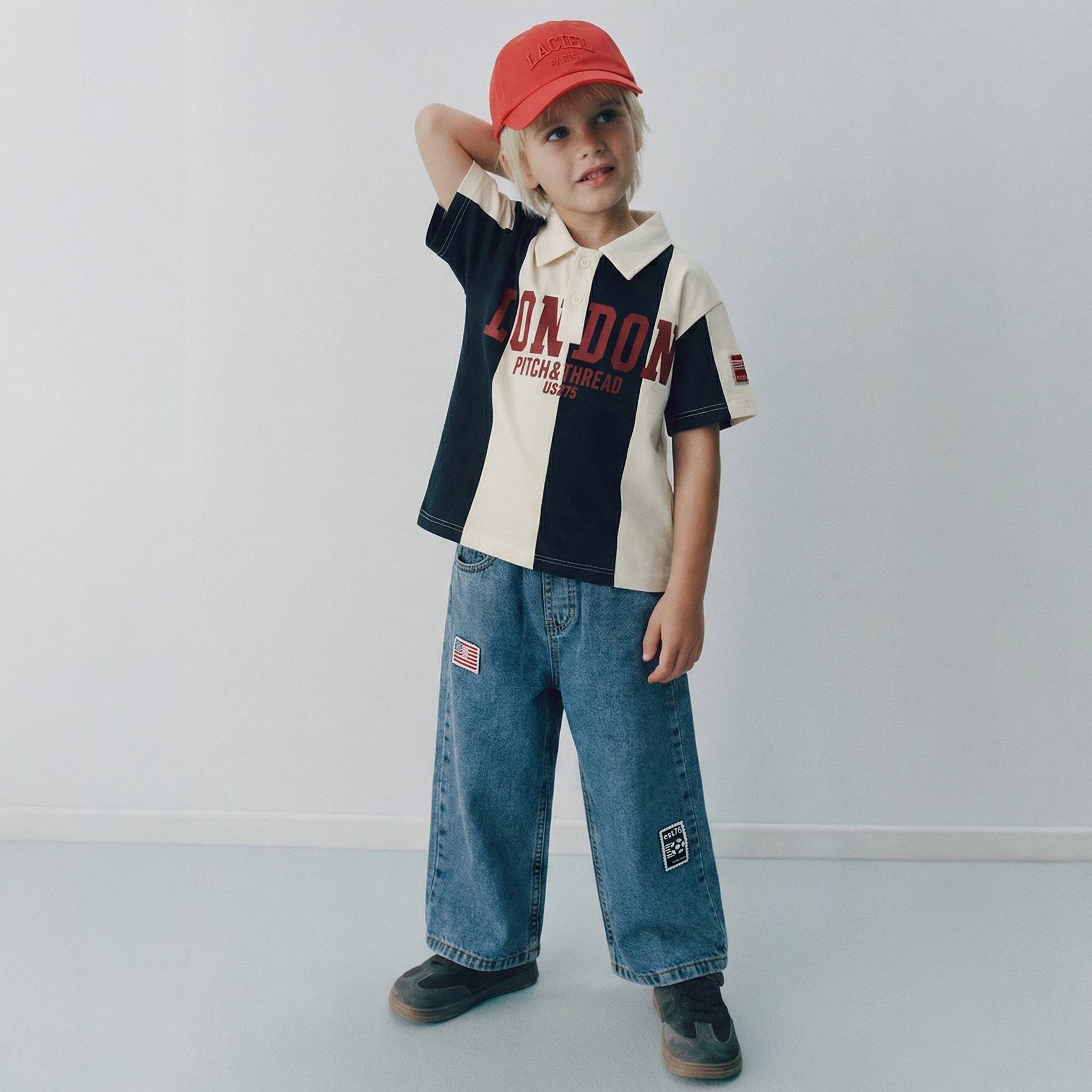 Yama Detaylı Unisex Jean - Görsel 4