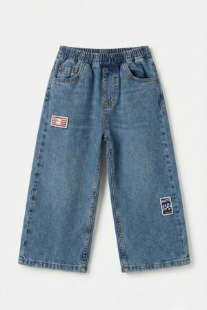 Yama Detaylı Unisex Jean