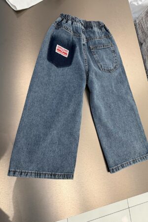Alternative view of Yama Detaylı Unisex Jean