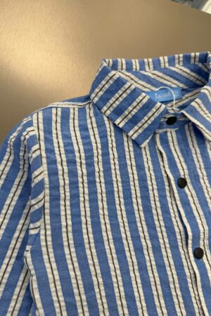 Alternative view of La’ciel Paris Çizgili Pamuklu Gömlek