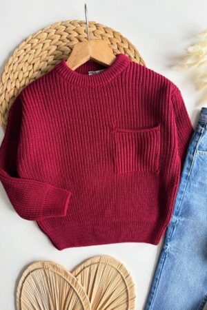 Alternative view of Triko Kotlu Takım (Bordo)