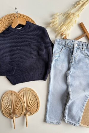 Alternative view of Triko Kotlu Takım (Lacivert)