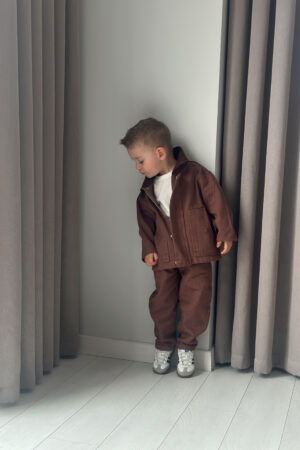 Alternative view of Mocha Ceketli Denim Takım (3-10 Yaş)