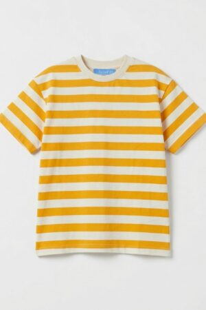 La’ciel Paris Çizgili Sarı Tshirt