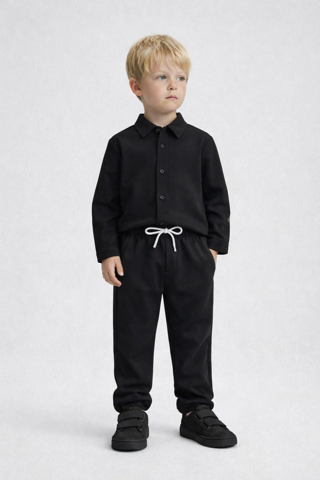 Gömlekli Dokuma Takım (Siyah) (13 Mart Cuma Kargo Çıkışlı)