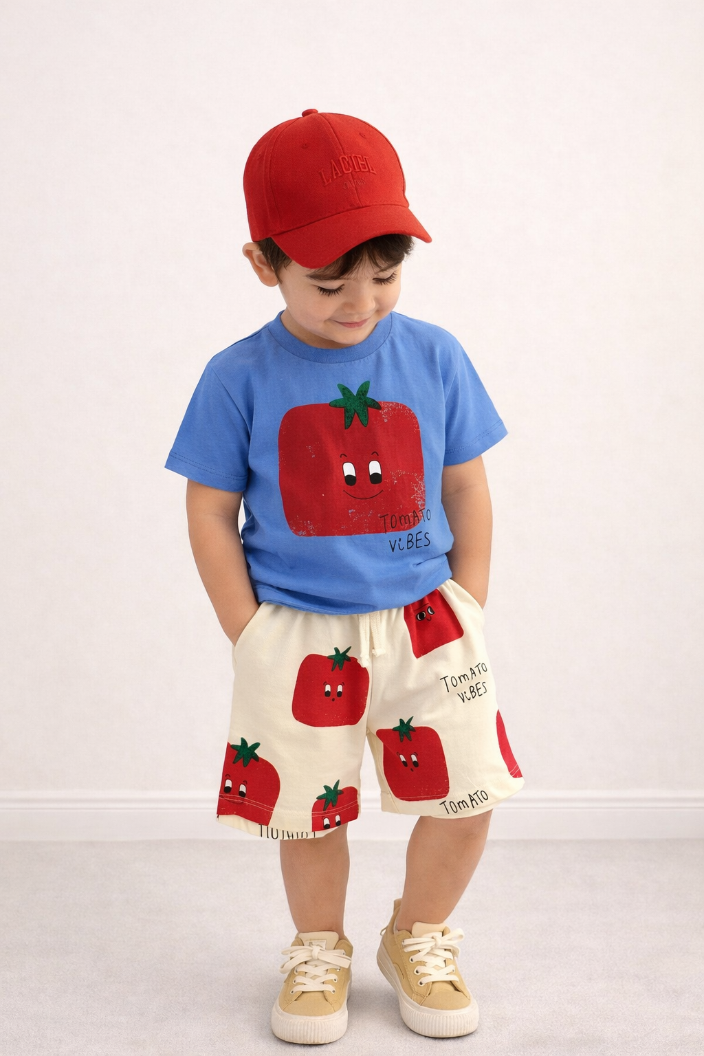 Tomato Vibes Şortlu Takım - Görsel 2