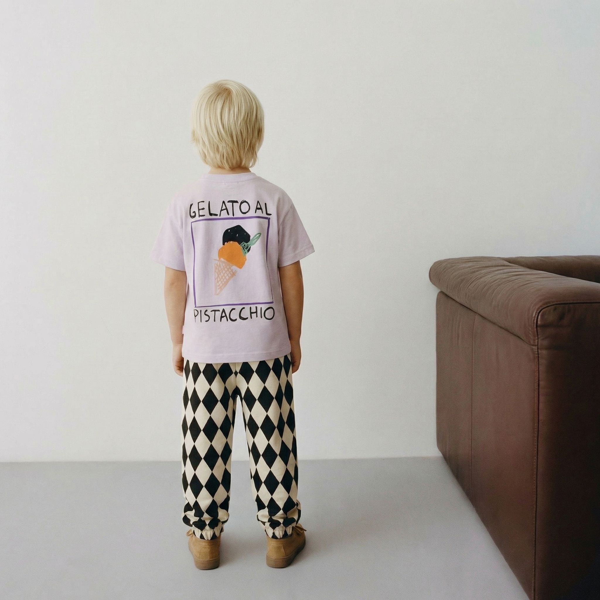 La’ciel Paris Gelato Damalı Pantolonlu Takım - Görsel 4