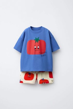 Tomato Vibes Şortlu Takım