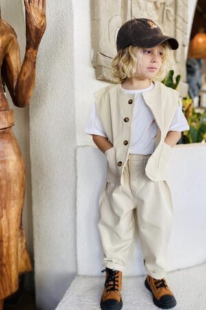 La’ciel Paris Balon Pantolonlu Yelekli Takım