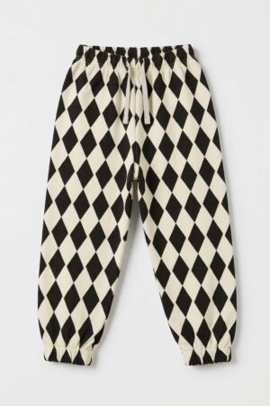 La’ciel Paris Jogger Damalı Mevsimlik %100 Pamuklu Pantolon