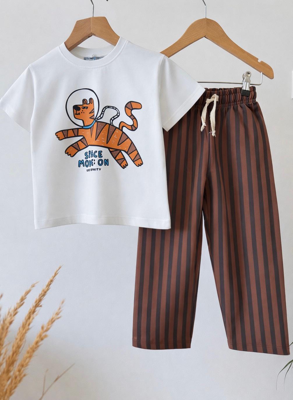 Tiger Mevsimlik Çizgili Pantolonlu Takım - Görsel 2