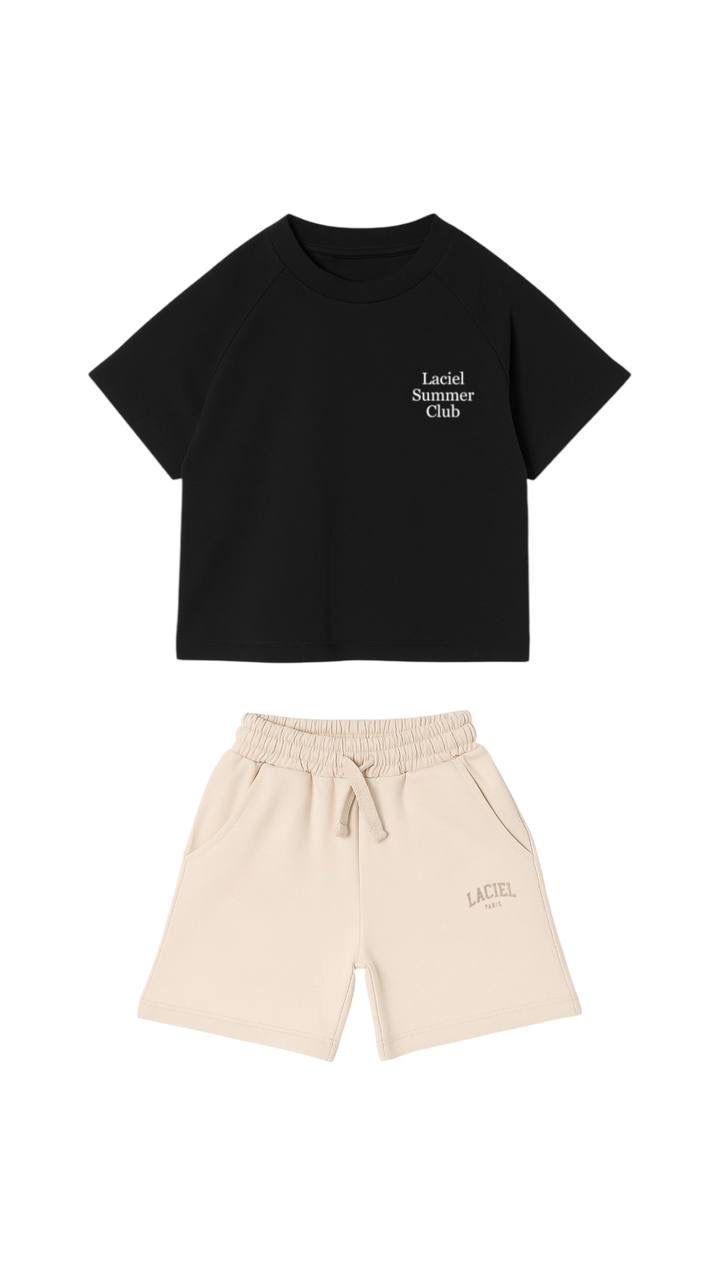 La’ciel Summer Club Şortlu Takım (Siyah) - Görsel 4