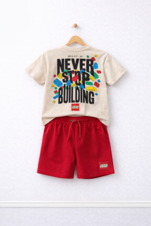 Alternative view of Erkek Çocuk Şortlu Takım (Bej)