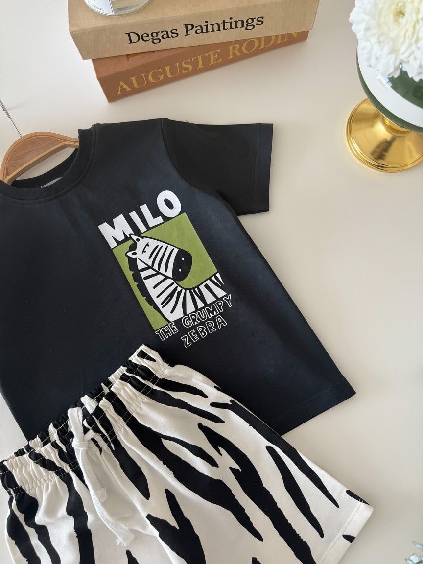 Zebra Şortlu Takım - Görsel 6