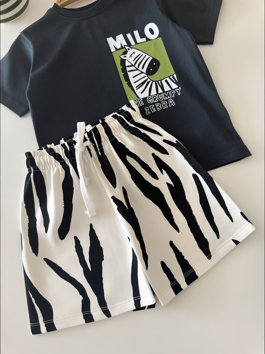 Zebra Şortlu Takım - Görsel 5
