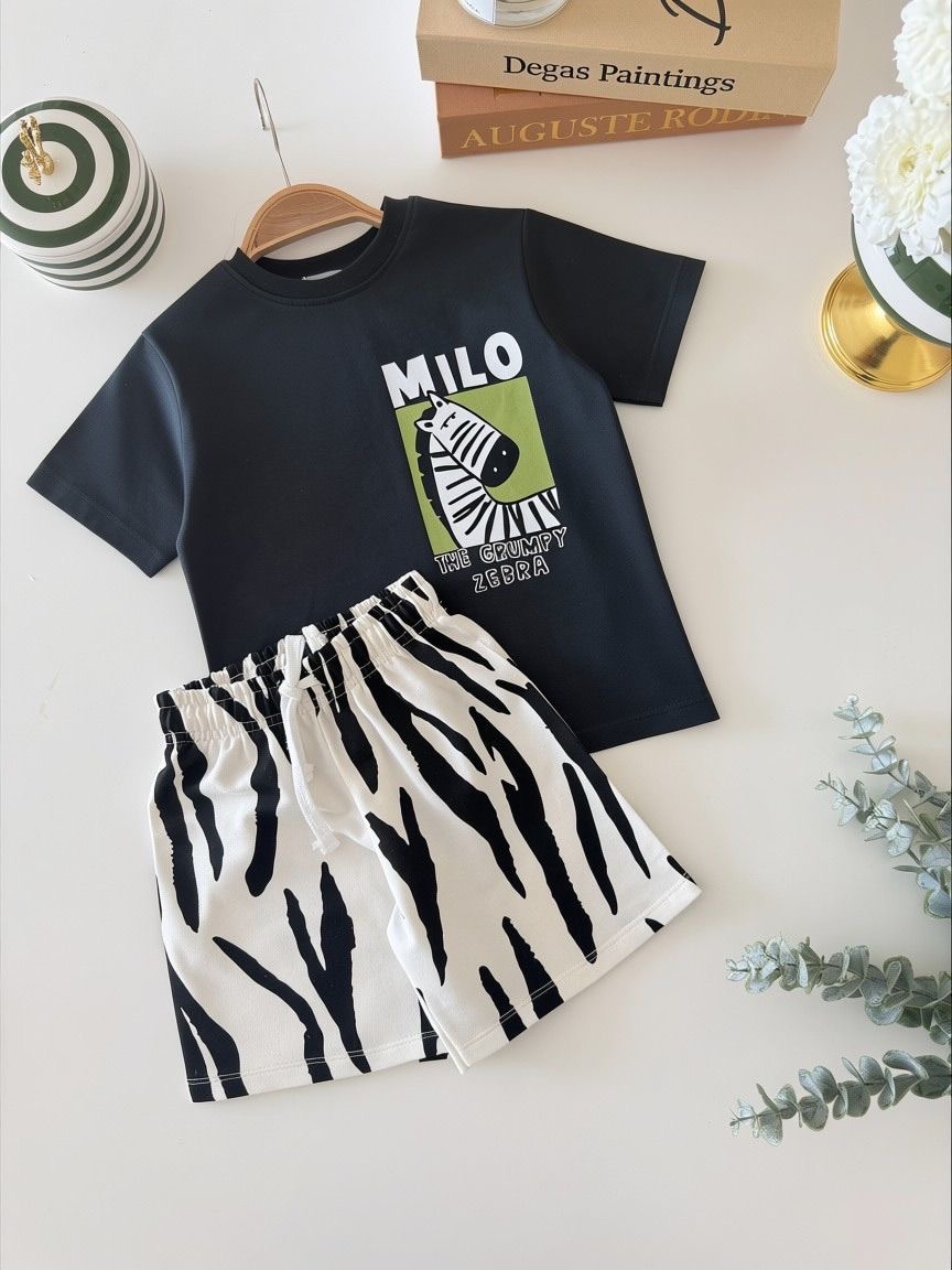 Zebra Şortlu Takım - Görsel 2