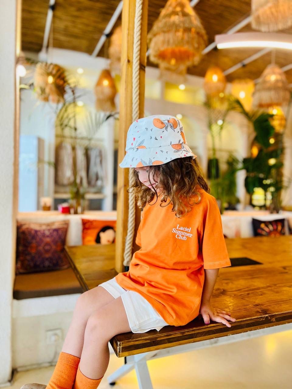 La’ciel Summer Club Şortlu Takım(Turuncu) - Görsel 3