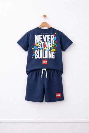 Alternative view of Erkek Çocuk Şortlu Takım (Lacivert)