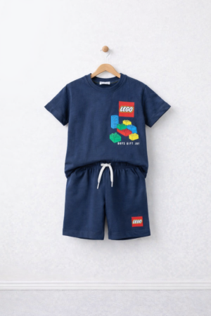 Erkek Çocuk Şortlu Takım (Lacivert)
