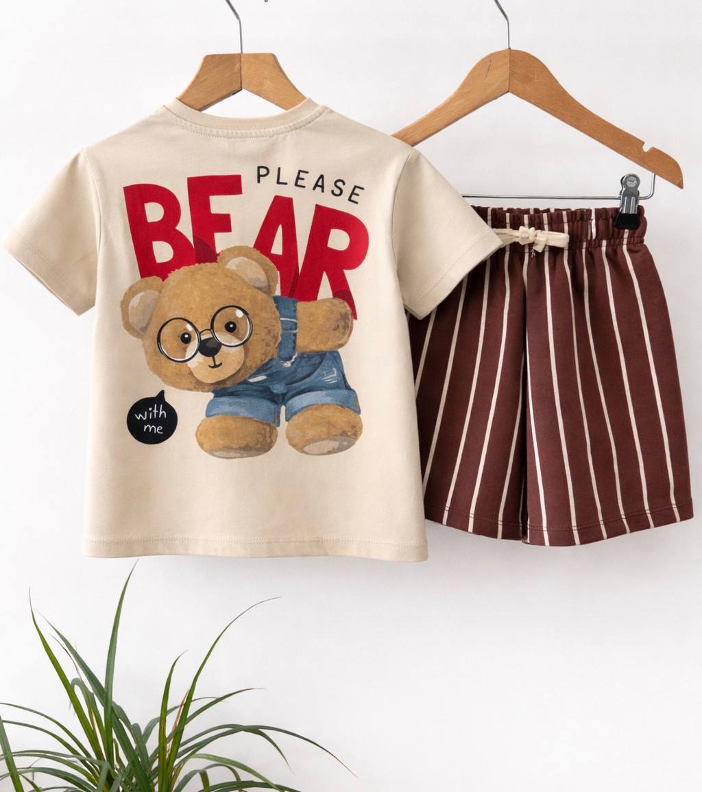 Bear Şortlu Takım - Görsel 3