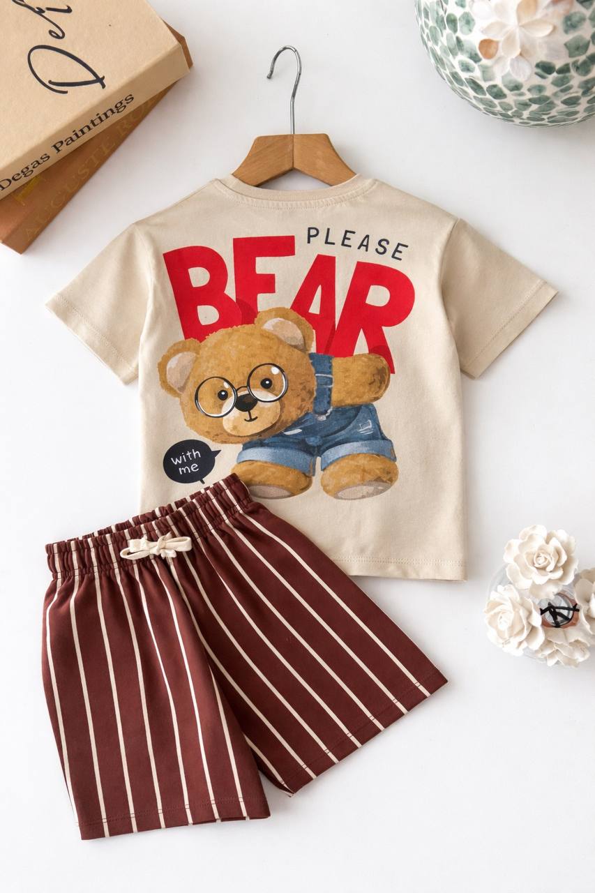 Bear Şortlu Takım - Görsel 2