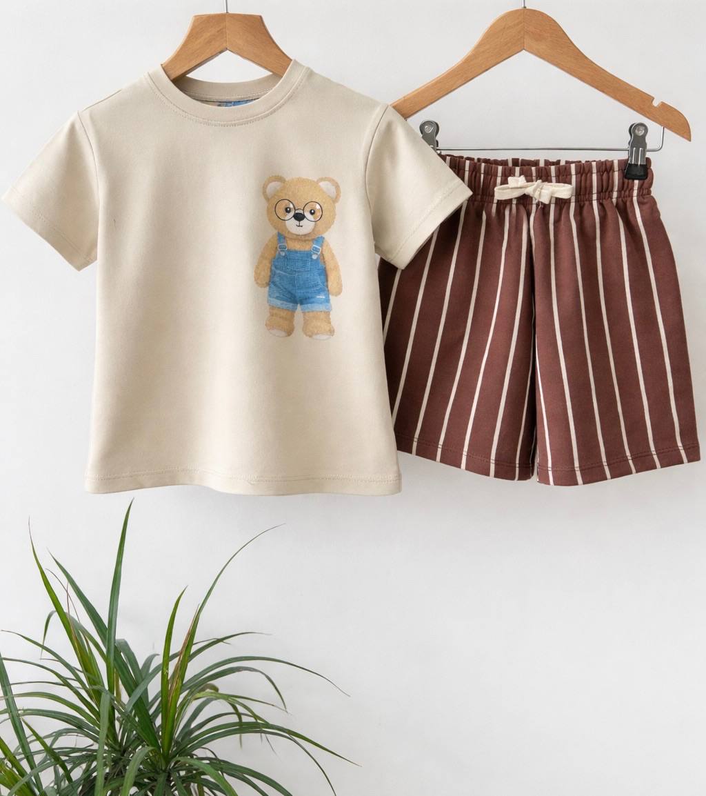 Bear Şortlu Takım - Görsel 4