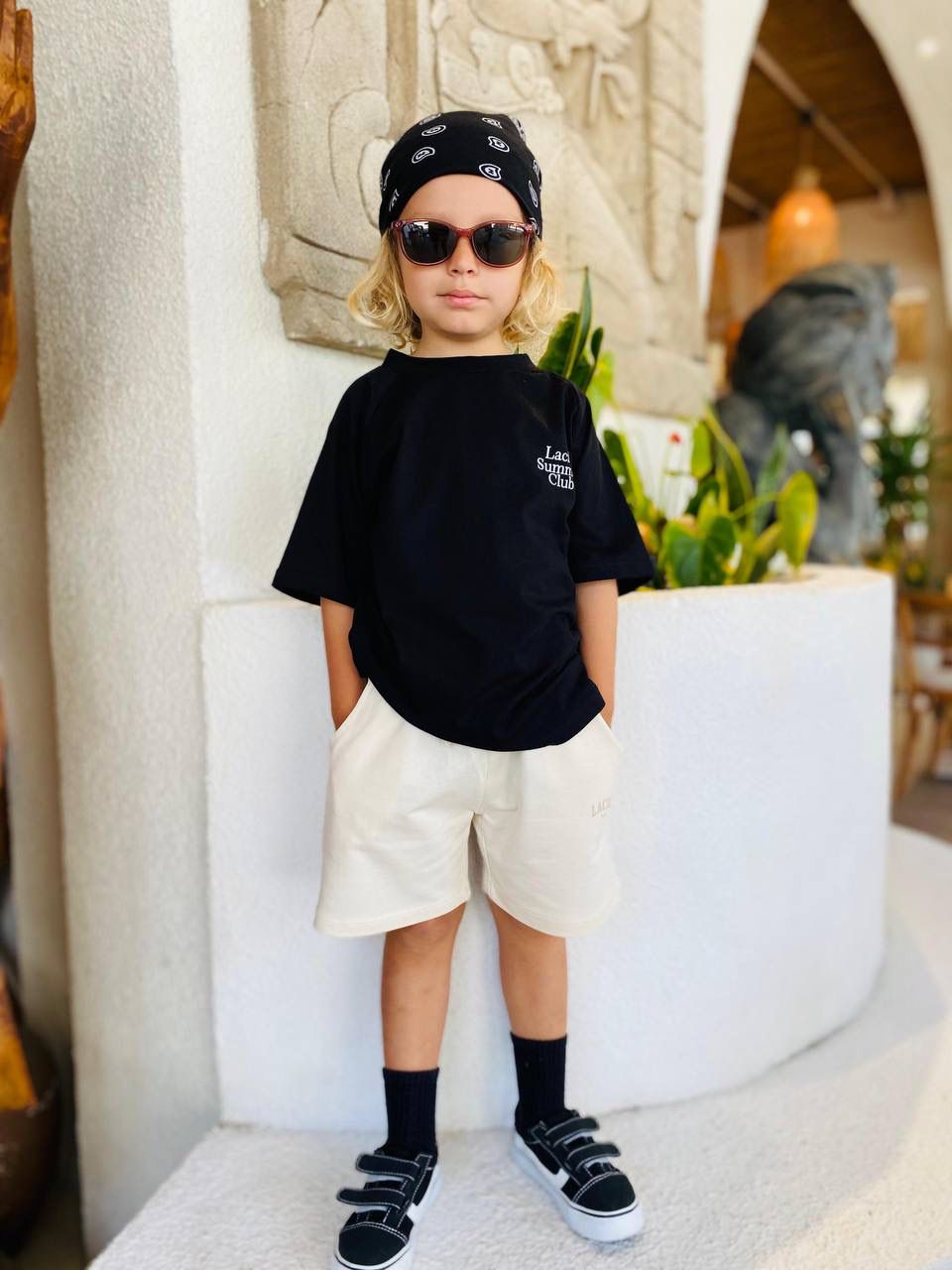 La’ciel Summer Club Şortlu Takım (Siyah)