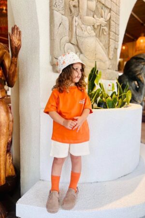 La’ciel Summer Club Şortlu Takım(Turuncu)