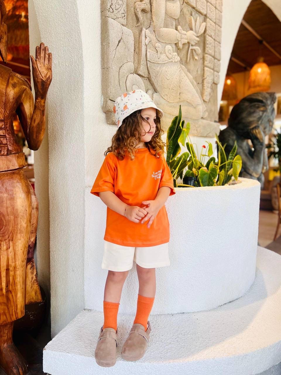 La’ciel Summer Club Şortlu Takım(Turuncu)